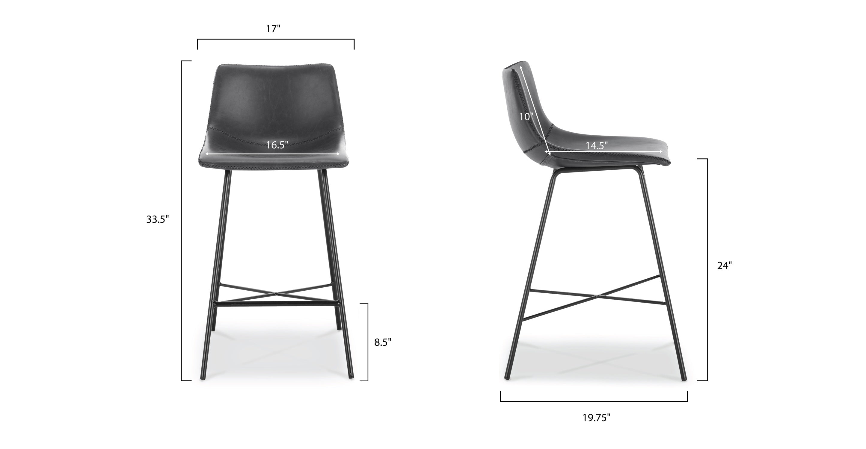 Paxton 24” Counter Height Stool