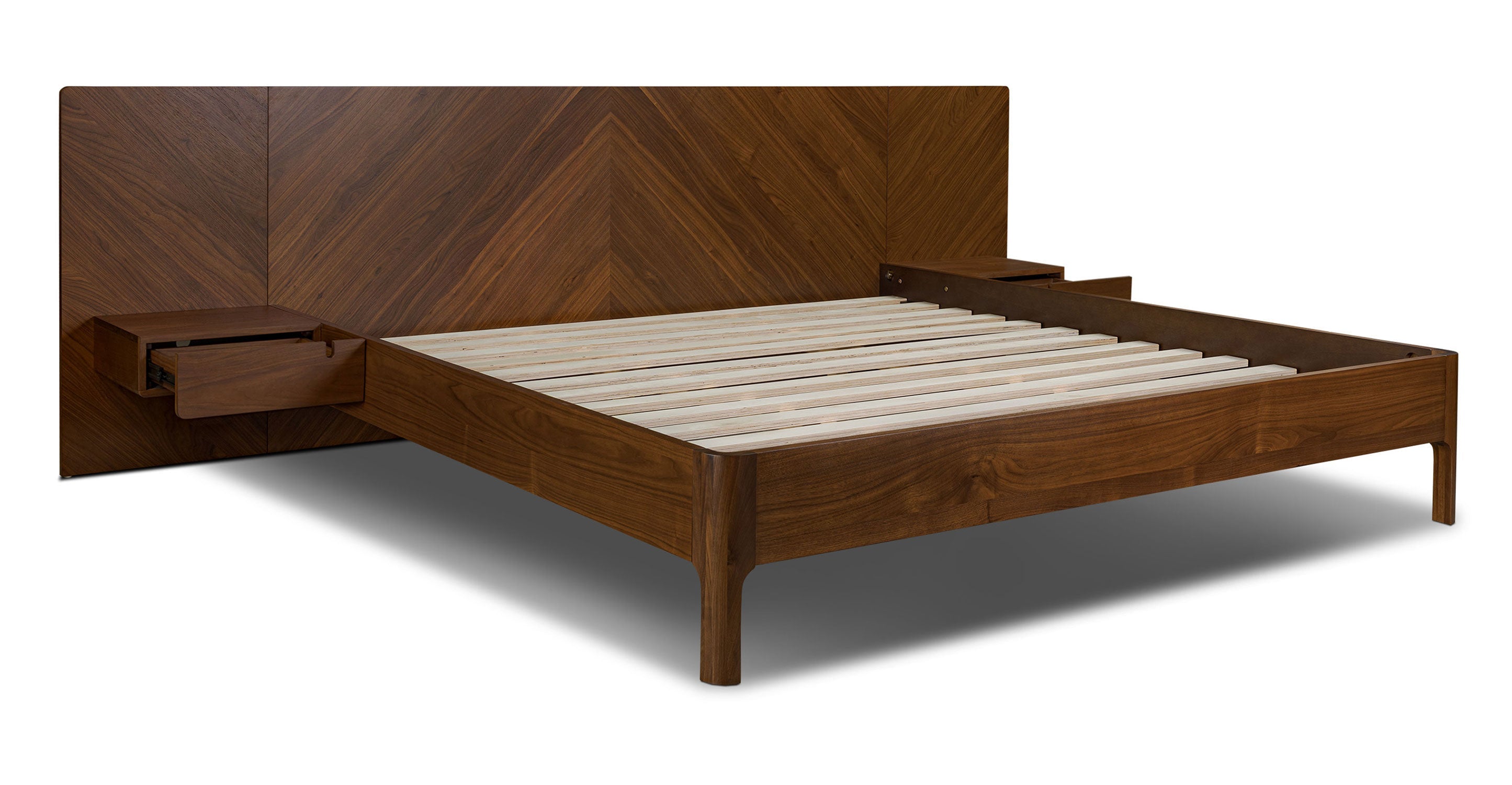 Amalfi Low Profile Bed with Nightstands