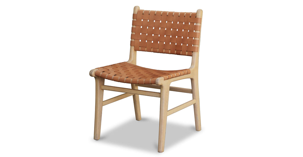 Banda Teak & Leather Dining Chair