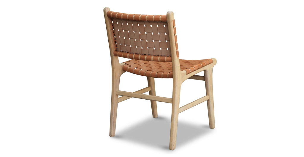 Banda Teak & Leather Dining Chair