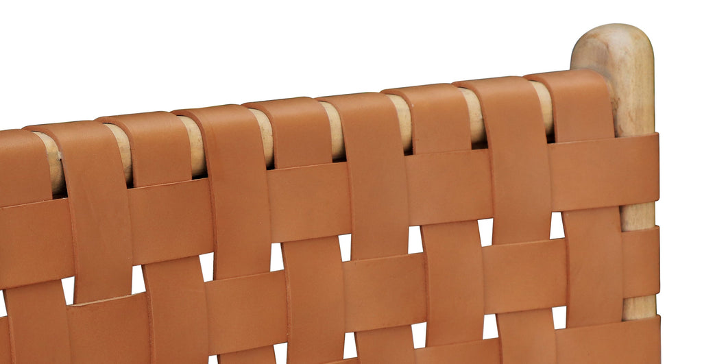 Banda Teak & Leather Dining Chair