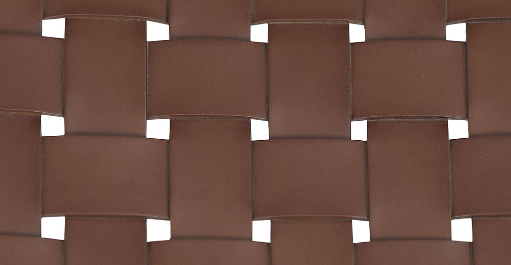 Banda Teak & Leather Counter Height Stool