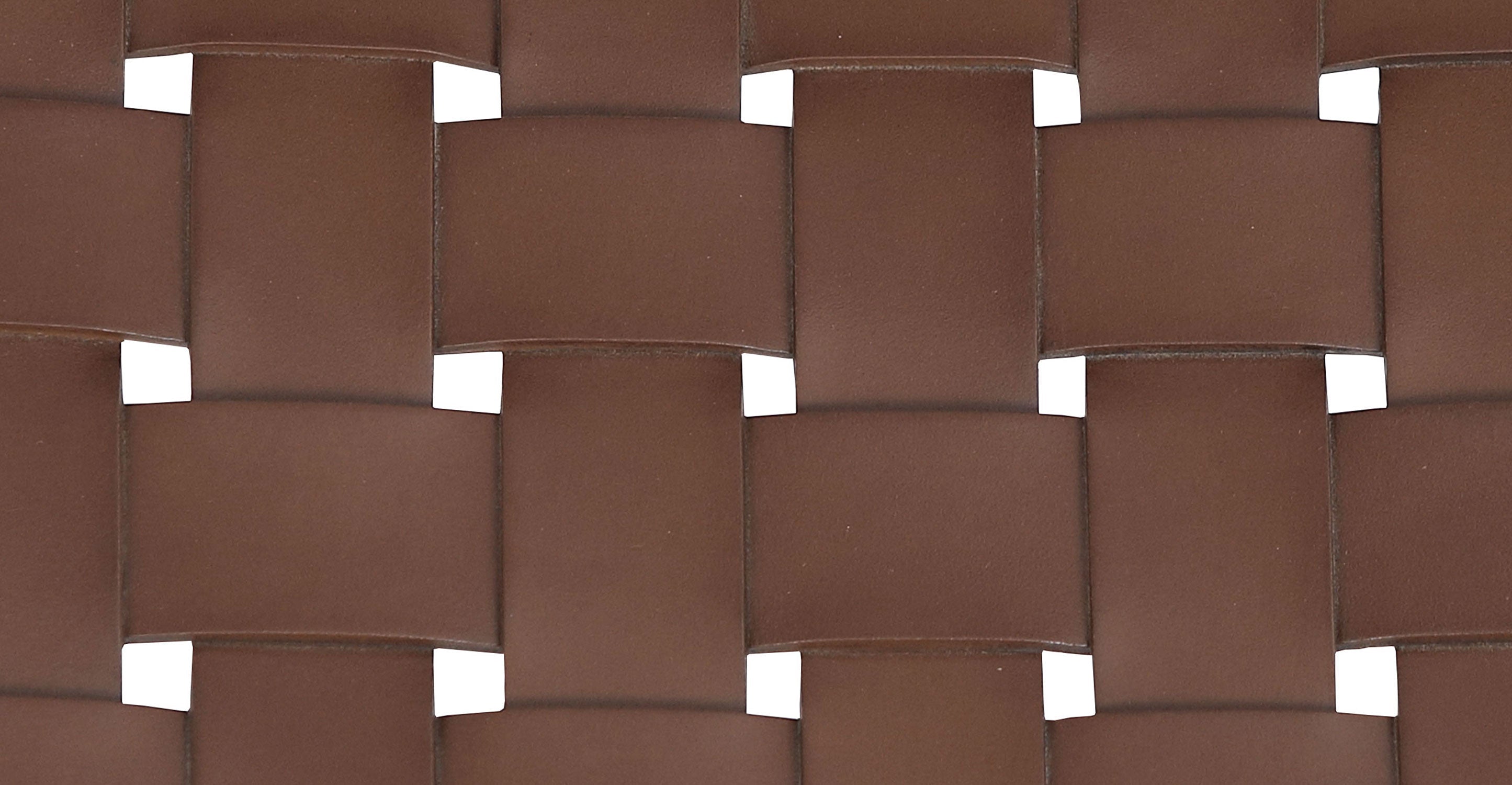 Banda Teak & Leather Counter Height Stool