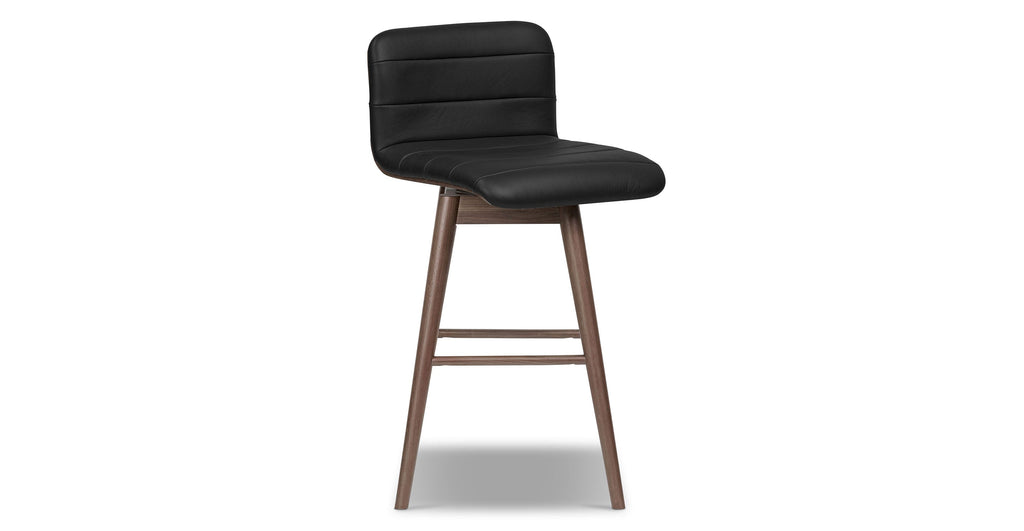 Bassano Leather Swivel Counter Stool