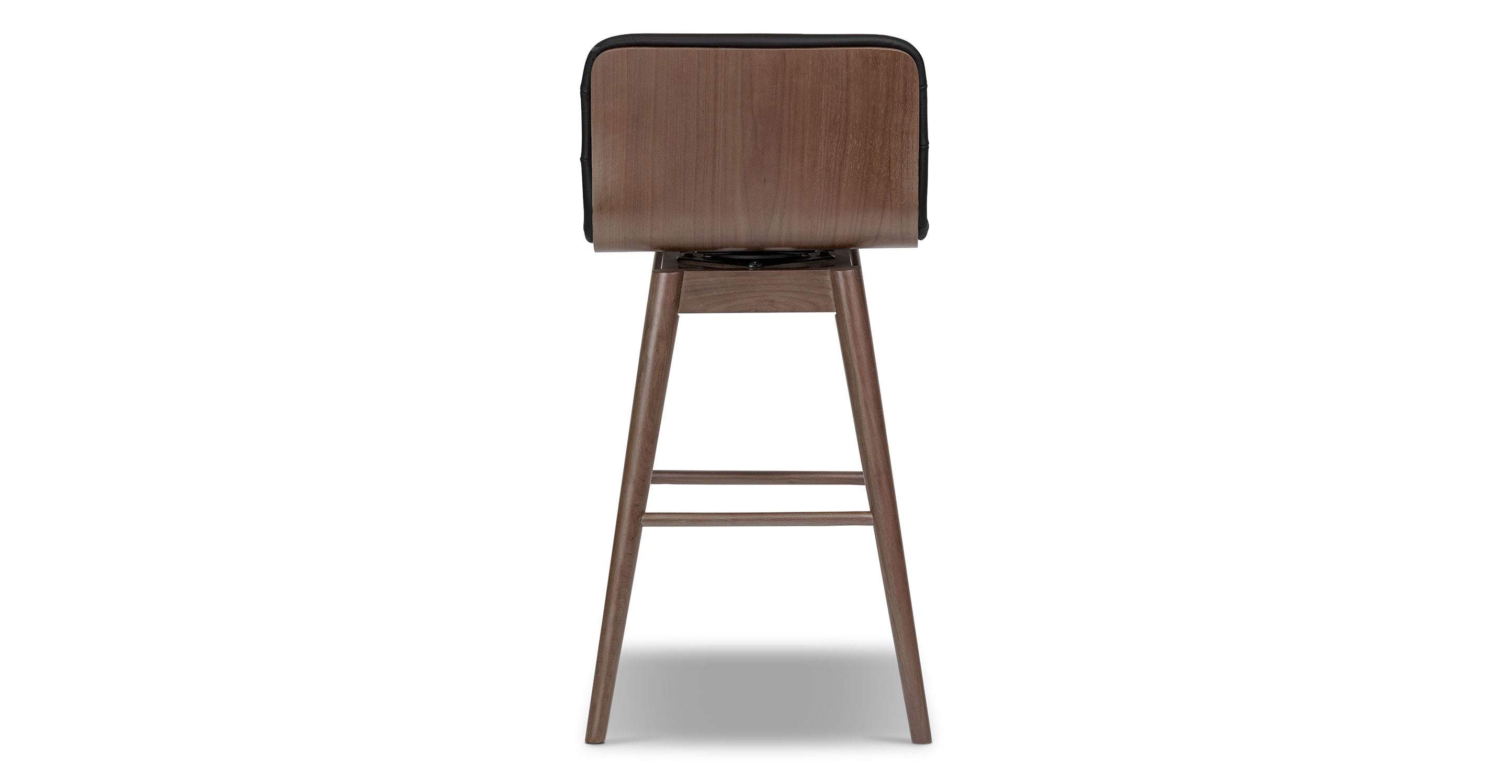 Bassano Leather Swivel Counter Stool