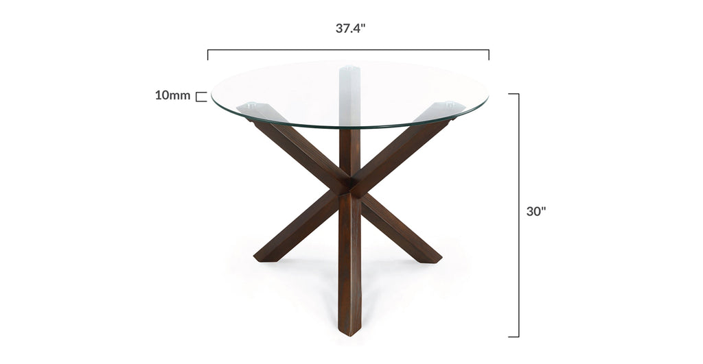 Kennedy Round Dining Table (37.4")