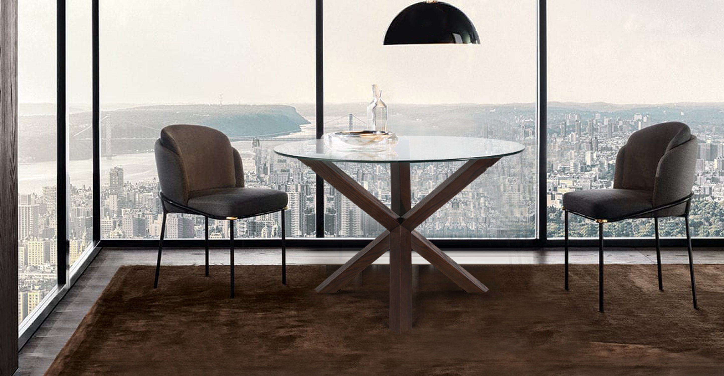 Kennedy Round Dining Table (37.4")