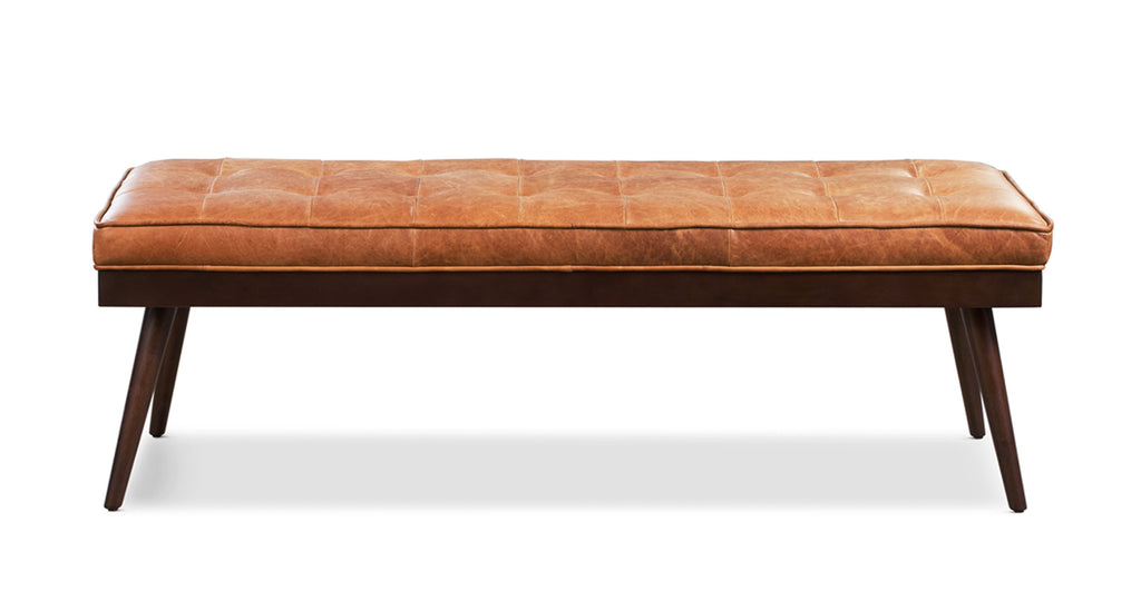 Luca Leather Bench