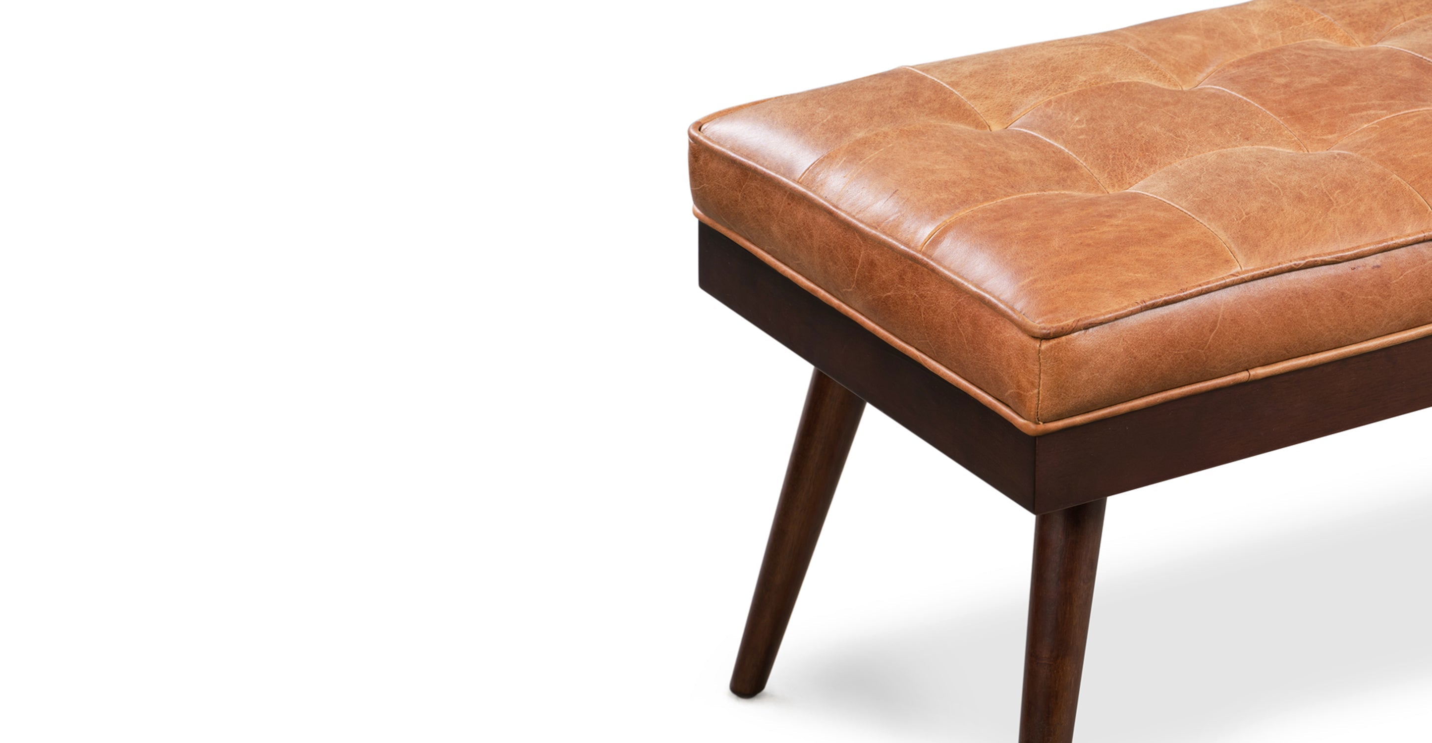 Luca Leather Bench