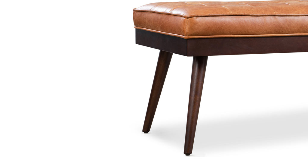 Luca Leather Bench