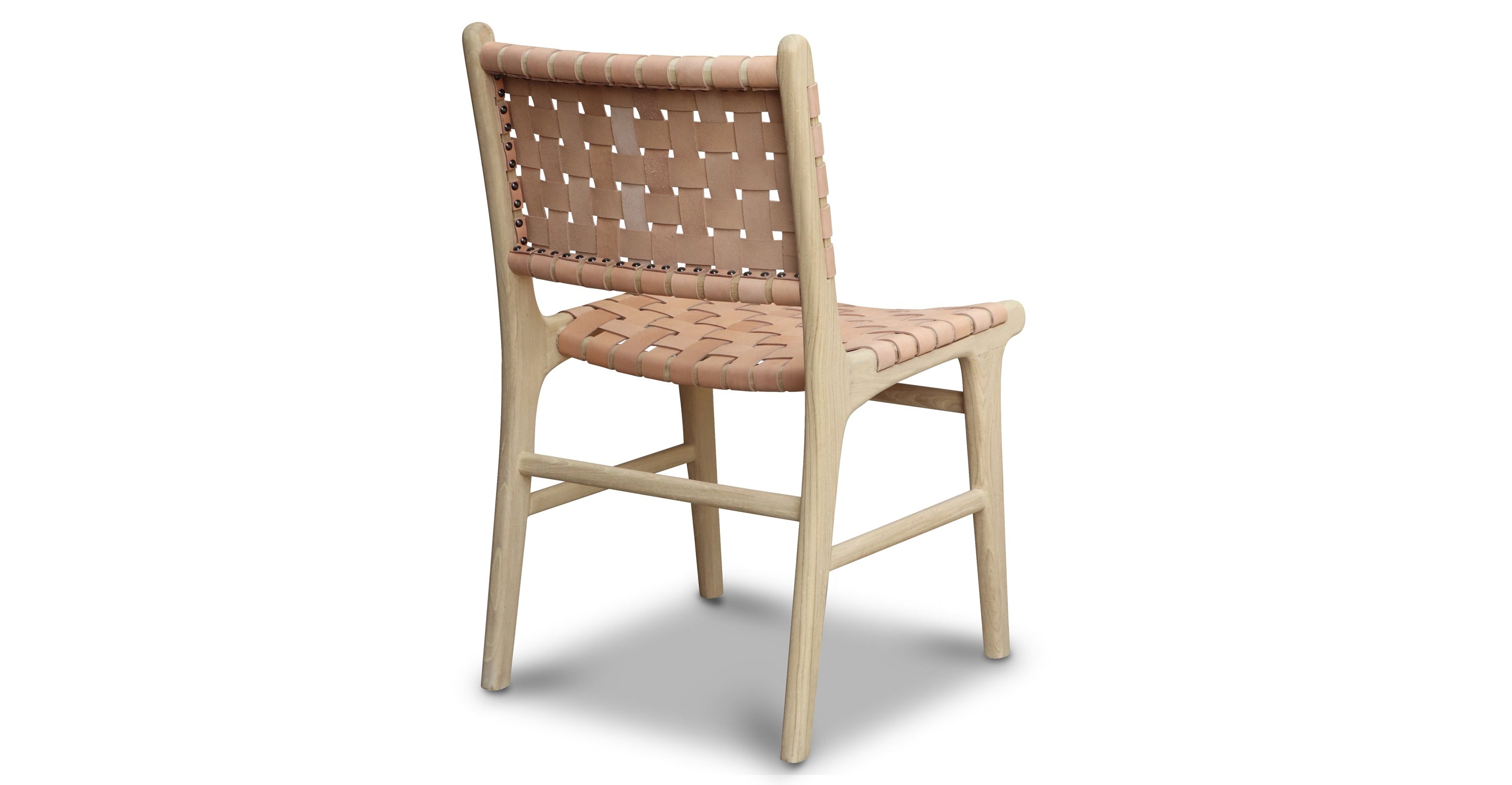 Banda Teak & Leather Dining Chair