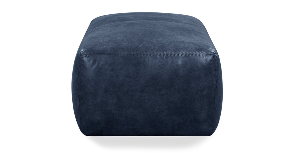 Denver Leather Ottoman