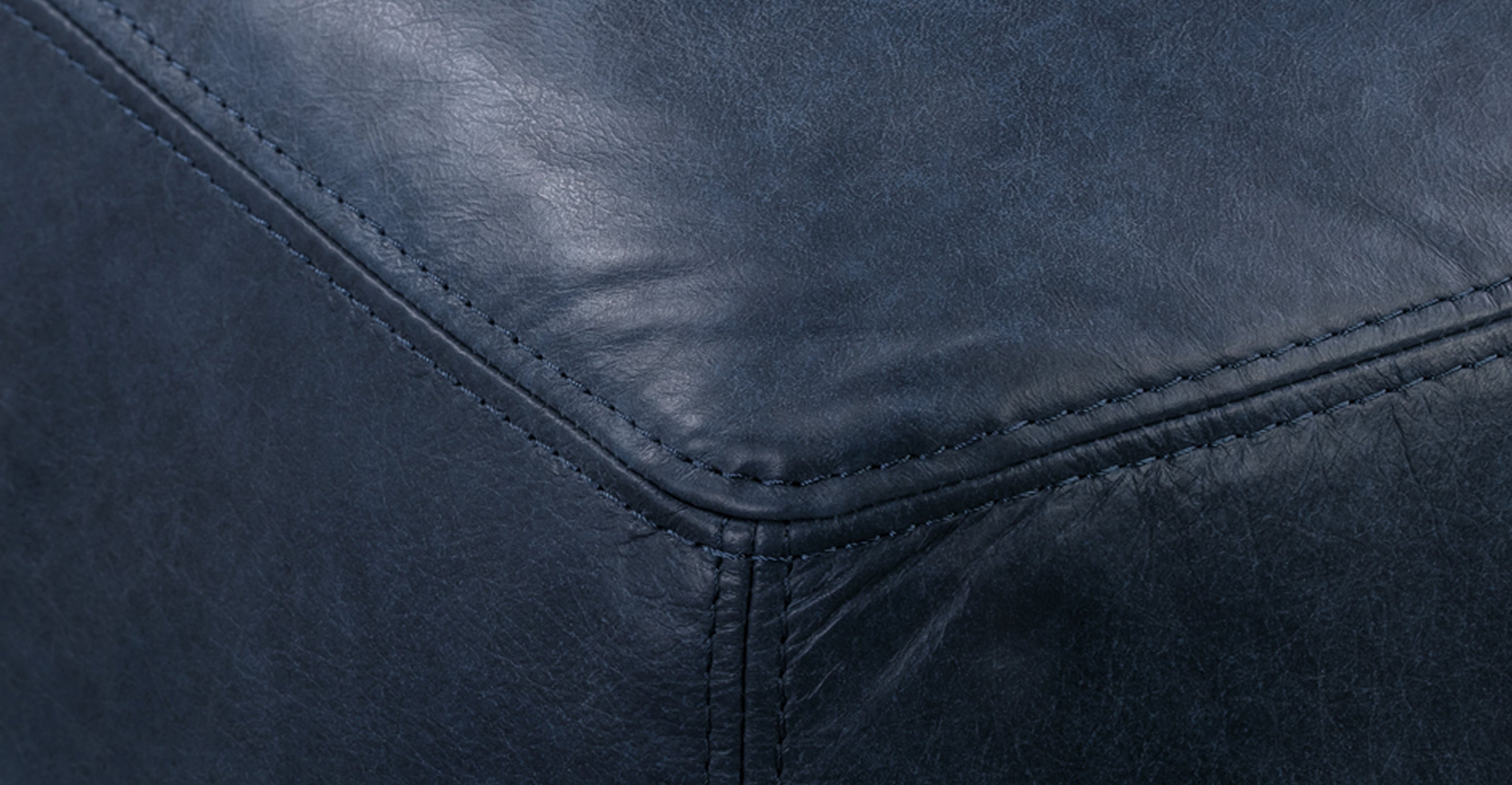 Denver Leather Ottoman