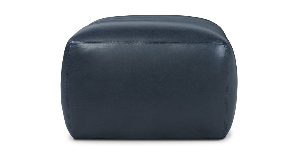 Denver Leather Ottoman