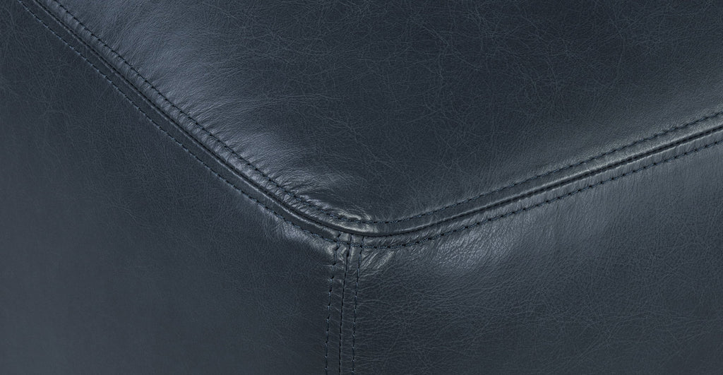 Denver Leather Ottoman
