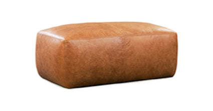 Denver Leather Ottoman