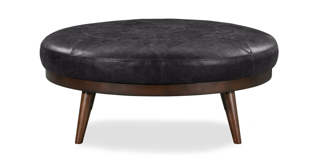 Gio Leather Ottoman