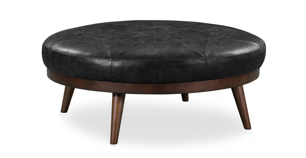 Gio Leather Ottoman
