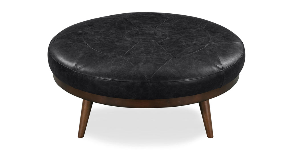 Gio Leather Ottoman