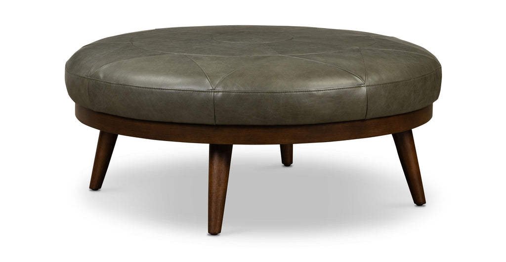 Gio Leather Ottoman