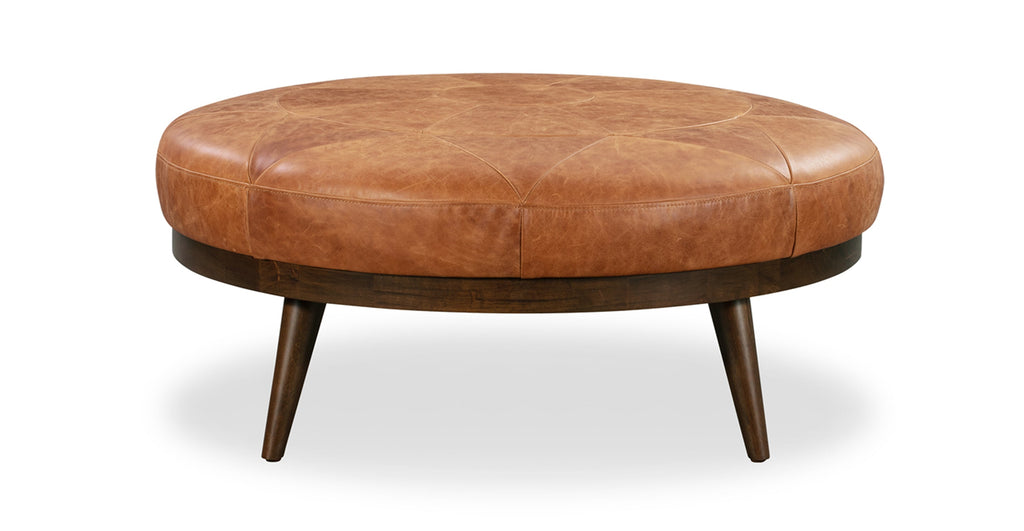 Gio Leather Ottoman