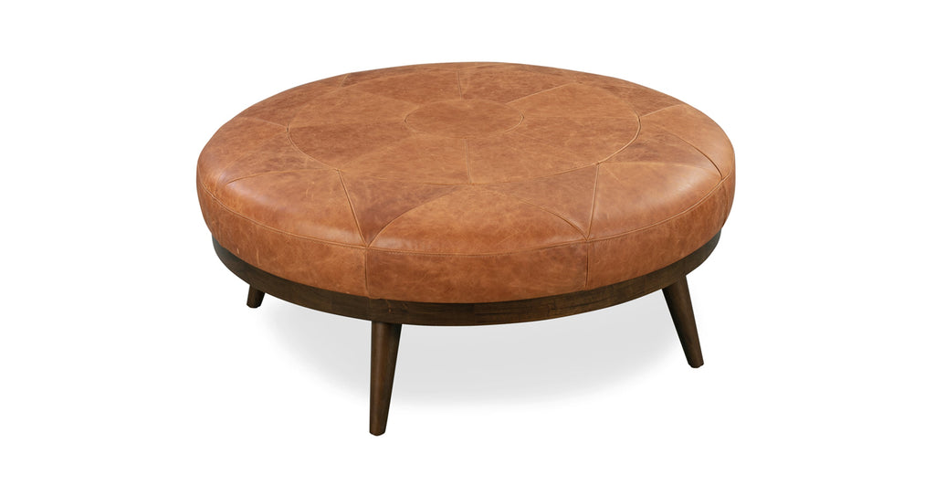 Gio Leather Ottoman
