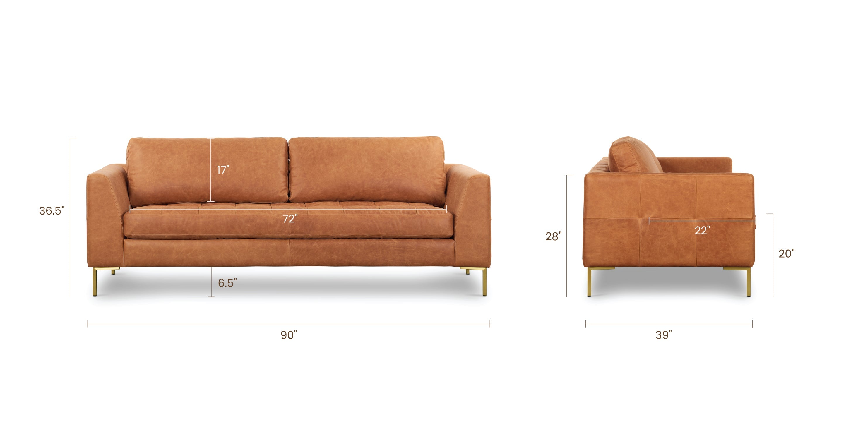 Calle 90" Sofa