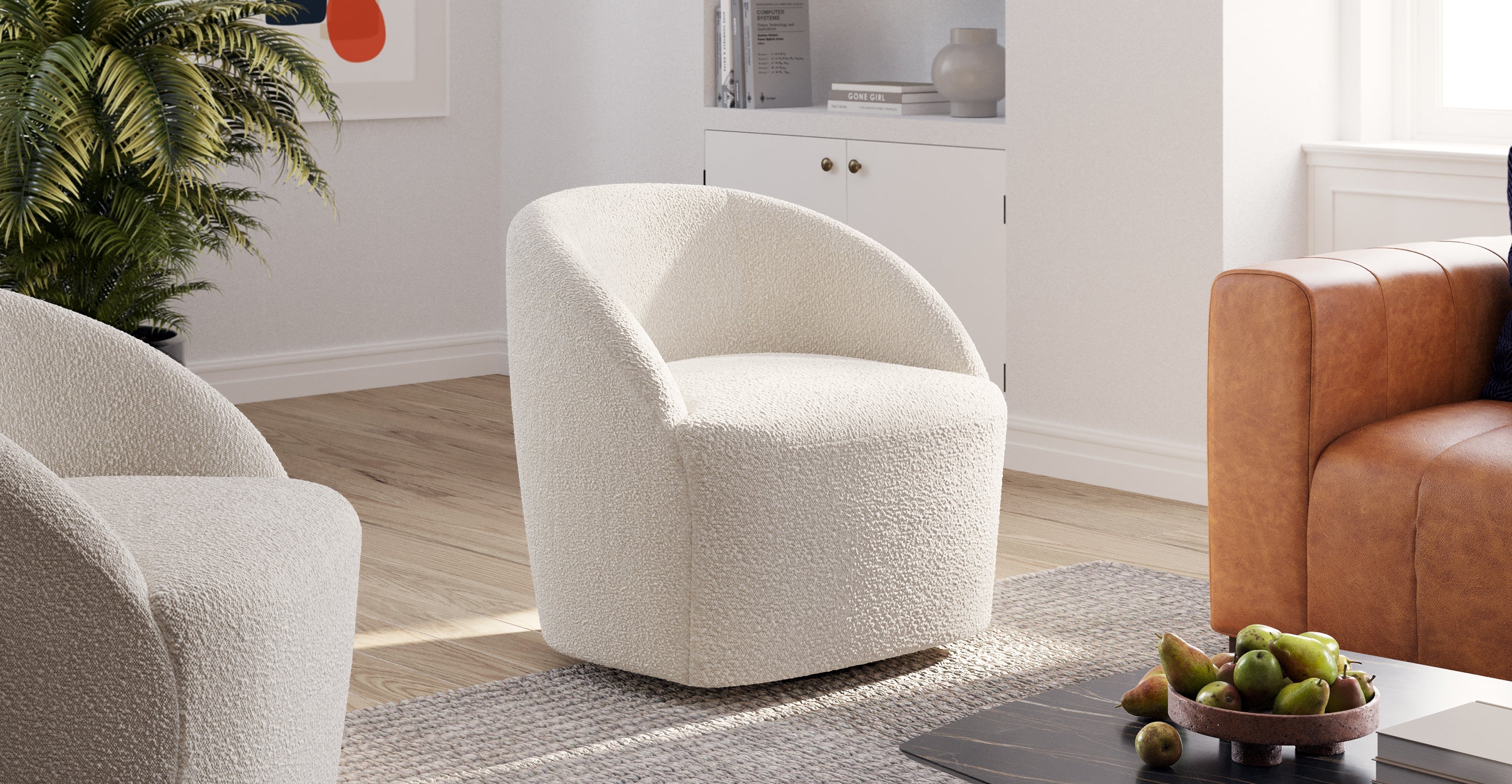 Alma Swivel Lounge Chair