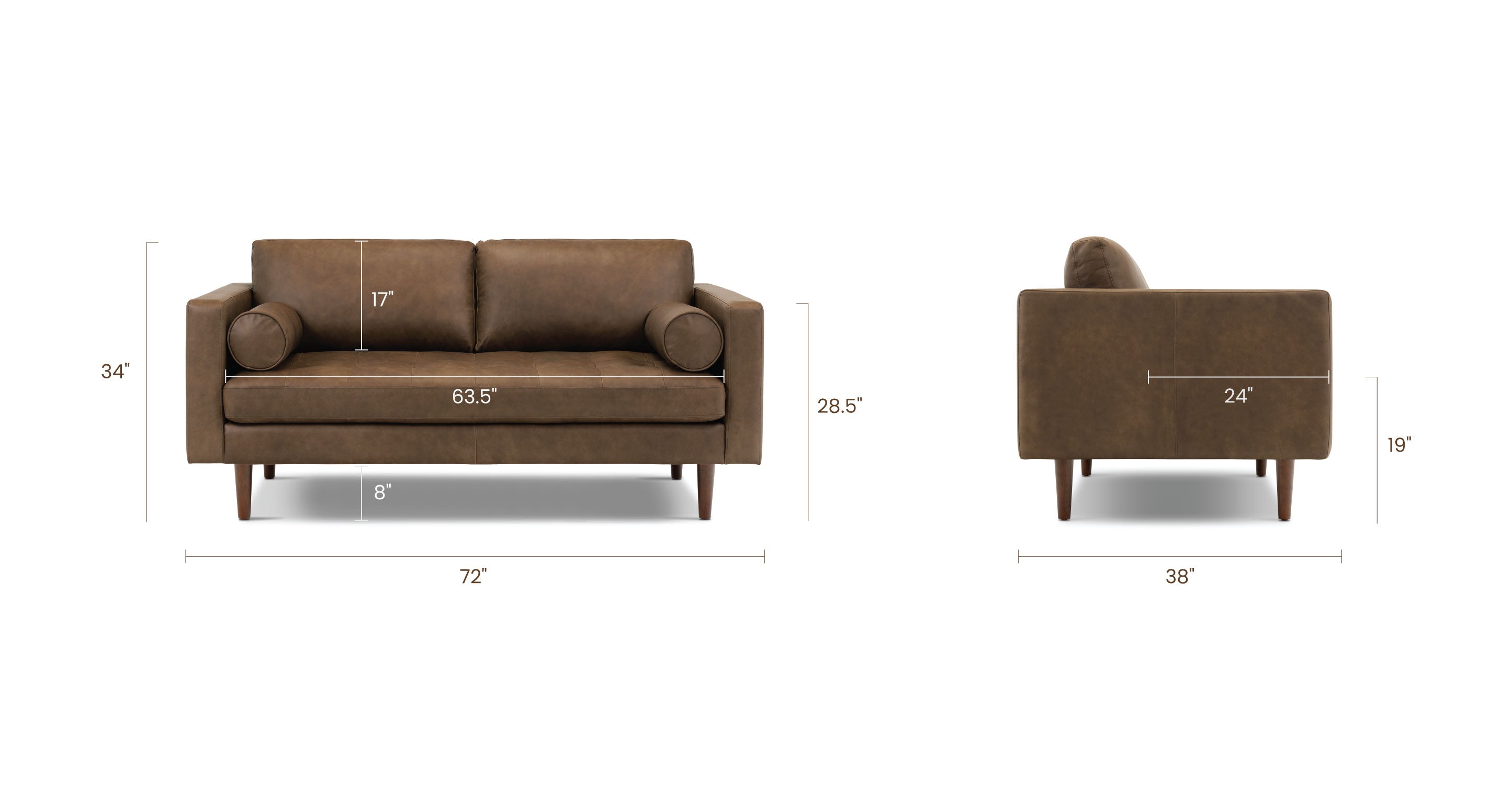 Napa 72" Apartment Sofa