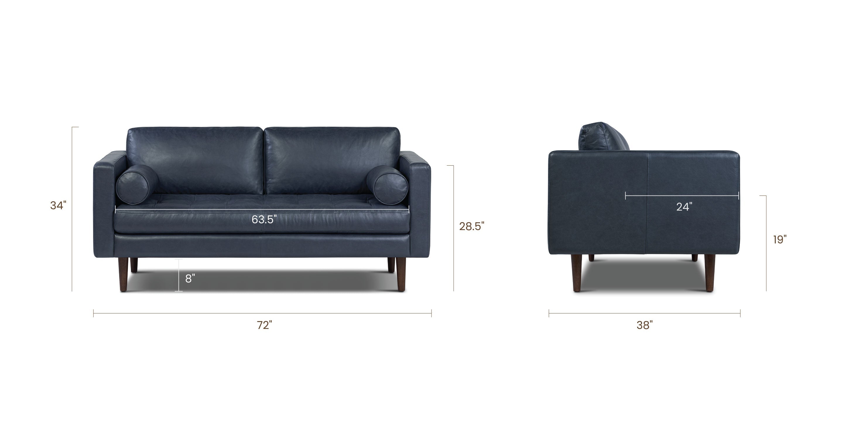 Napa 72" Apartment Sofa