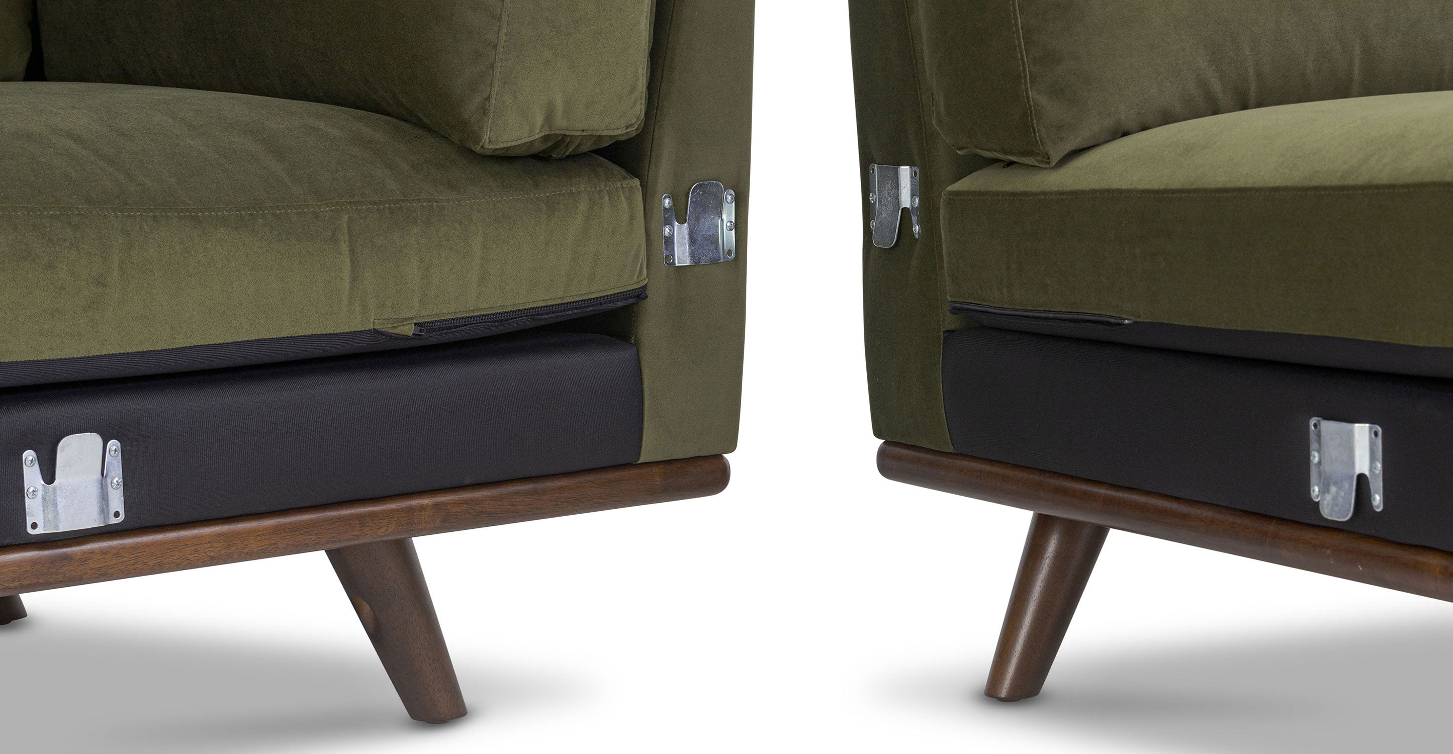 Cadiz Velvet Corner Sectional