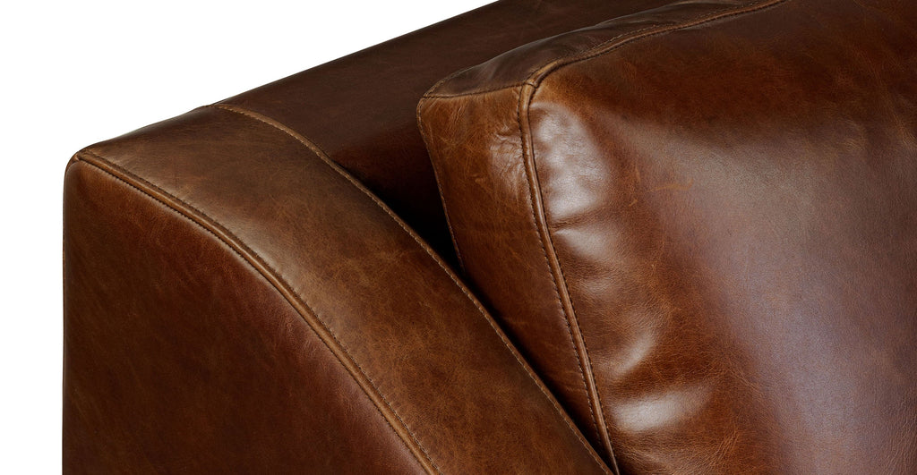 Biltmore Leather Pull-Out Convertible Sleeper Sofa