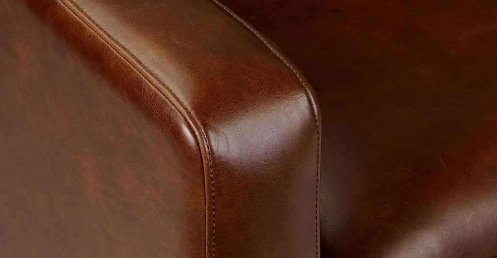 Biltmore Leather Pull-Out Convertible Sleeper Sofa