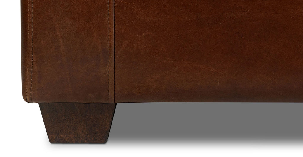 Biltmore Leather Pull-Out Convertible Sleeper Sofa