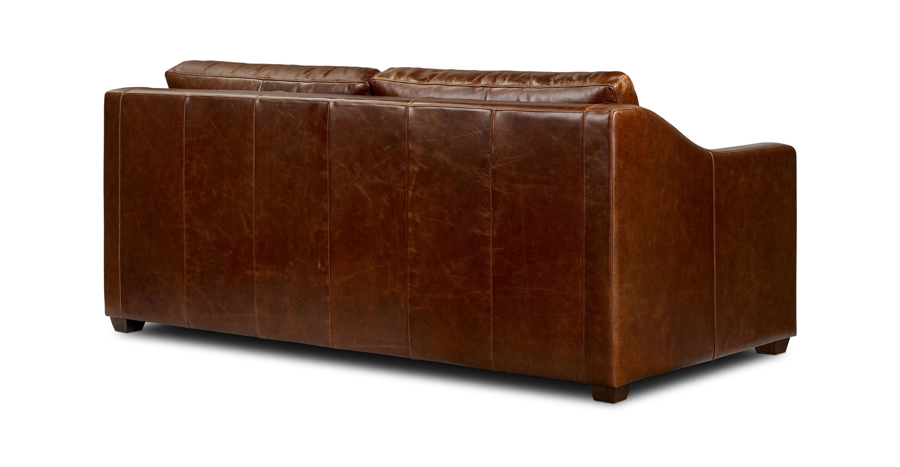 Biltmore Leather Pull-Out Convertible Sleeper Sofa