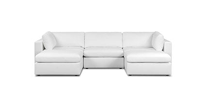 5-Seat Vari Modular Double Chaise Sectional