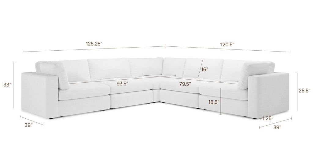 5-Seat Vari Modular Corner Sectional