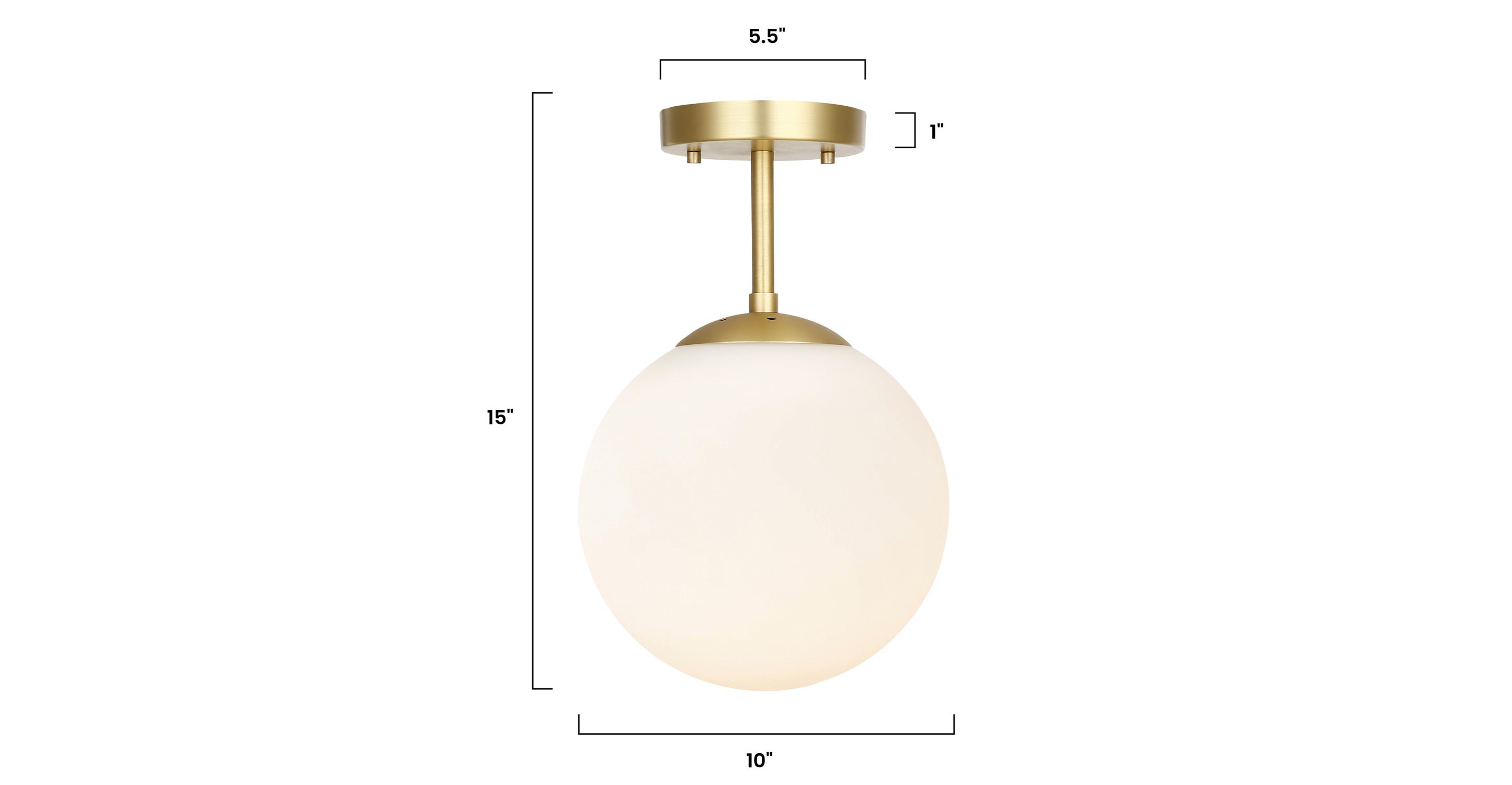 Zeno Globe Ceiling Light