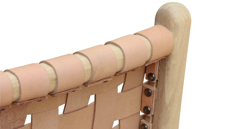 Banda Teak & Leather Dining Chair