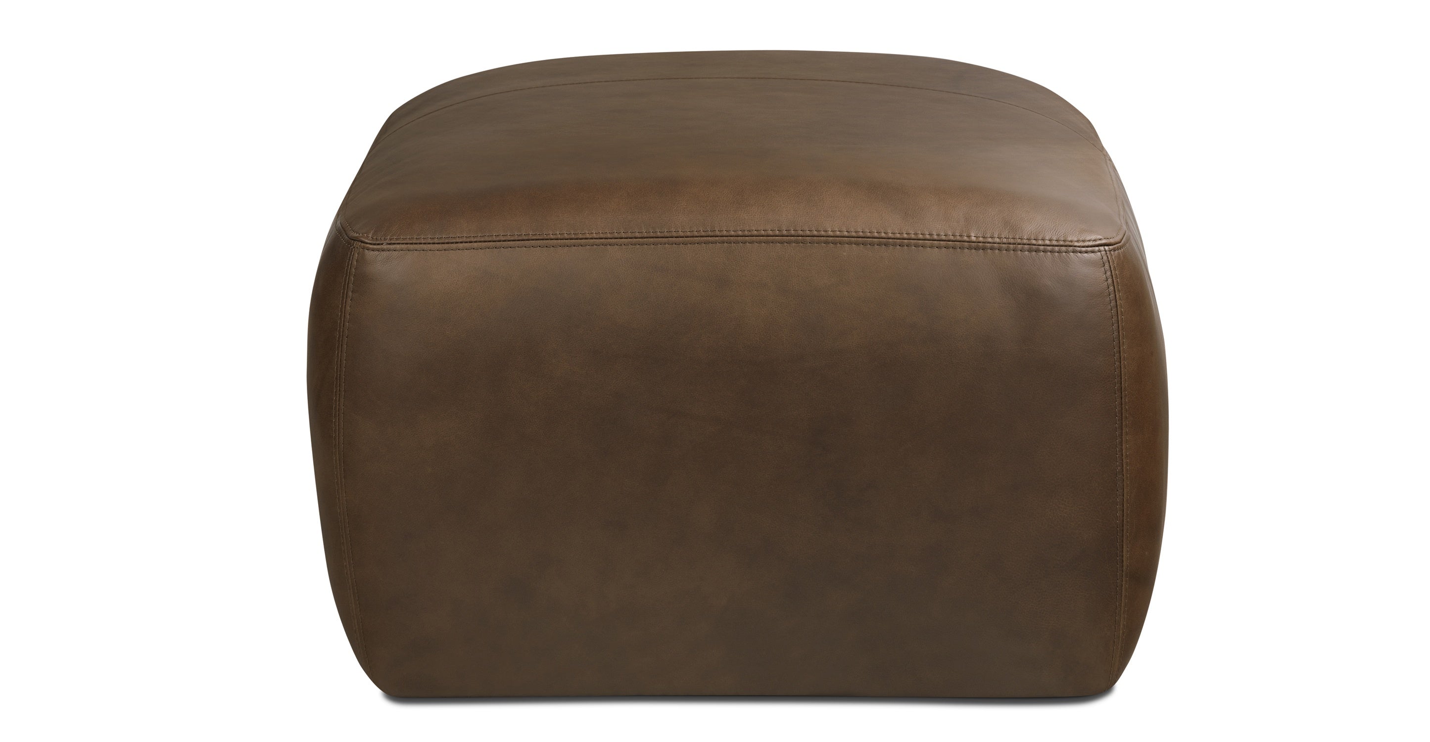Denver Leather Ottoman