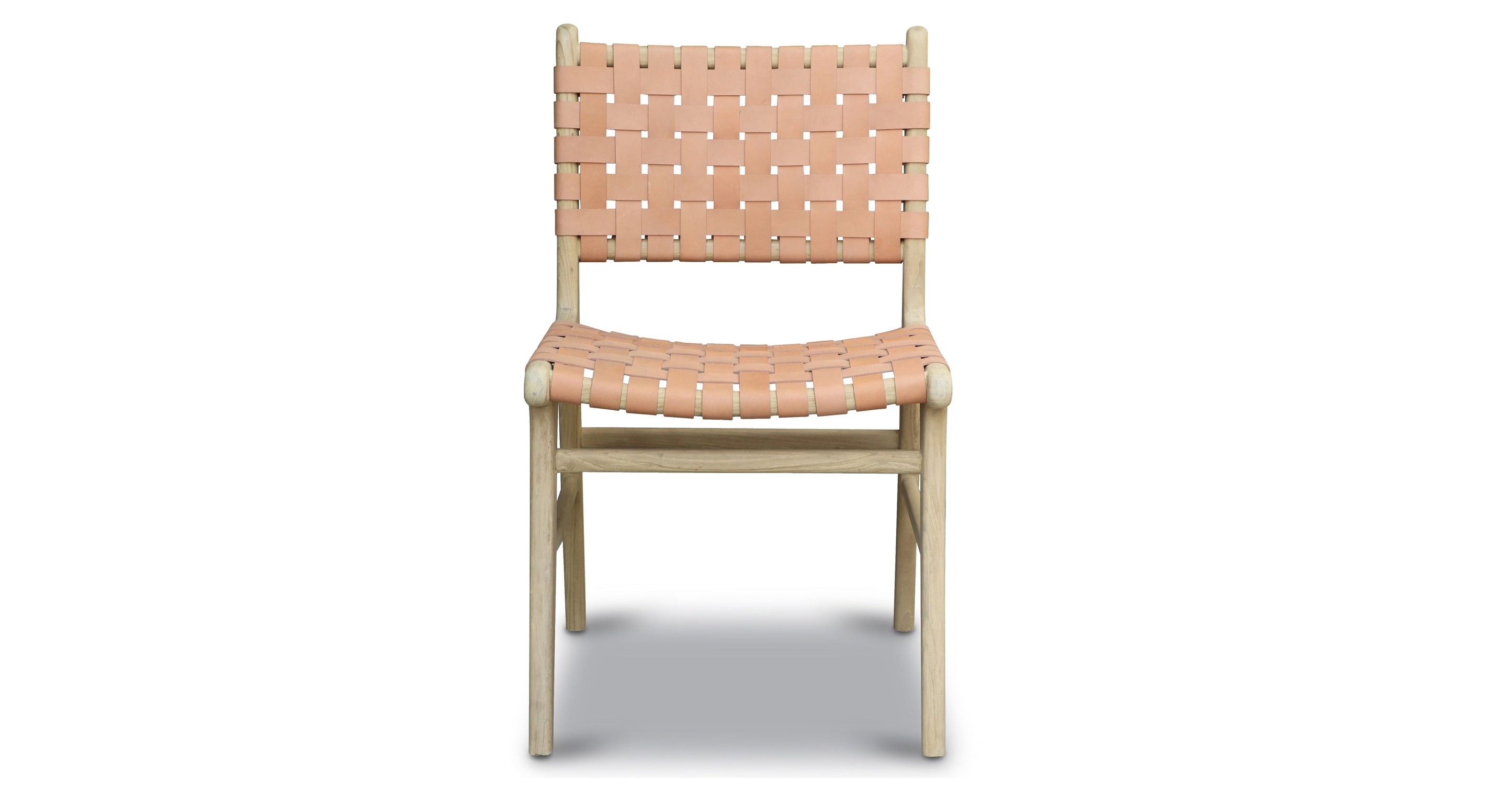 Banda Teak & Leather Dining Chair