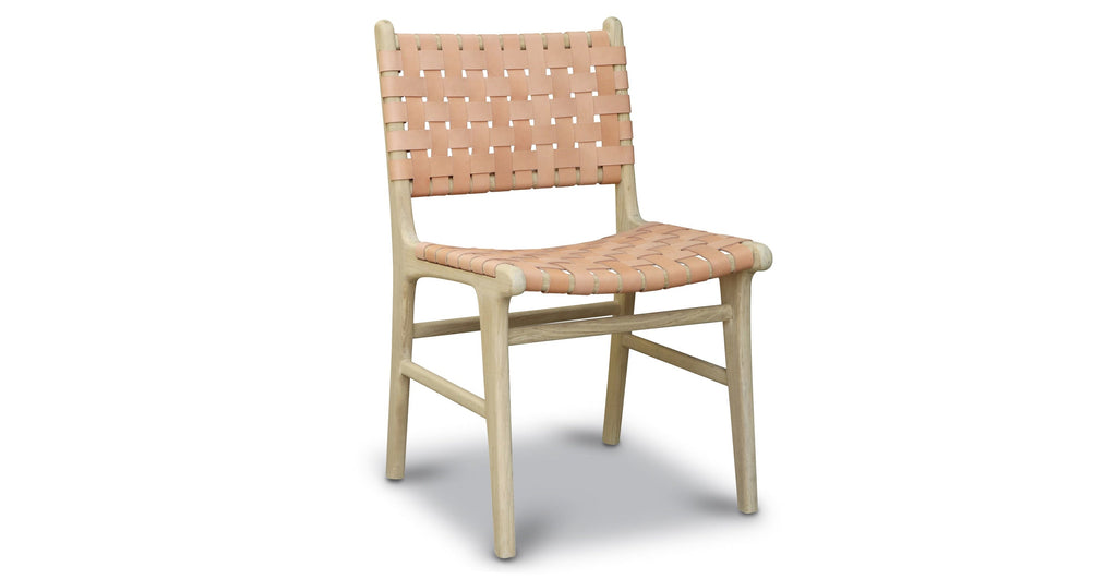 Banda Teak & Leather Dining Chair